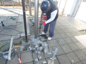 既存エクステリア撤去