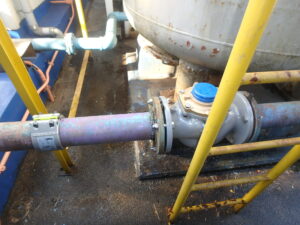 ろ過器配管修繕